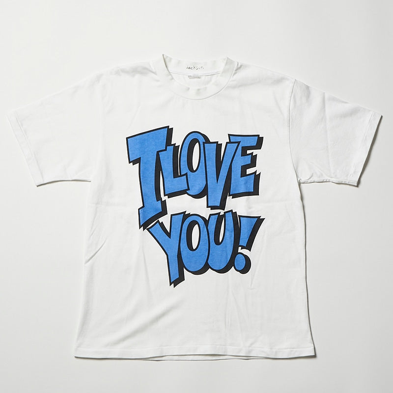 I LOVE YOU! Tee White/Blue