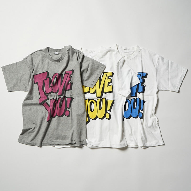 I LOVE YOU! Tee White/Yellow