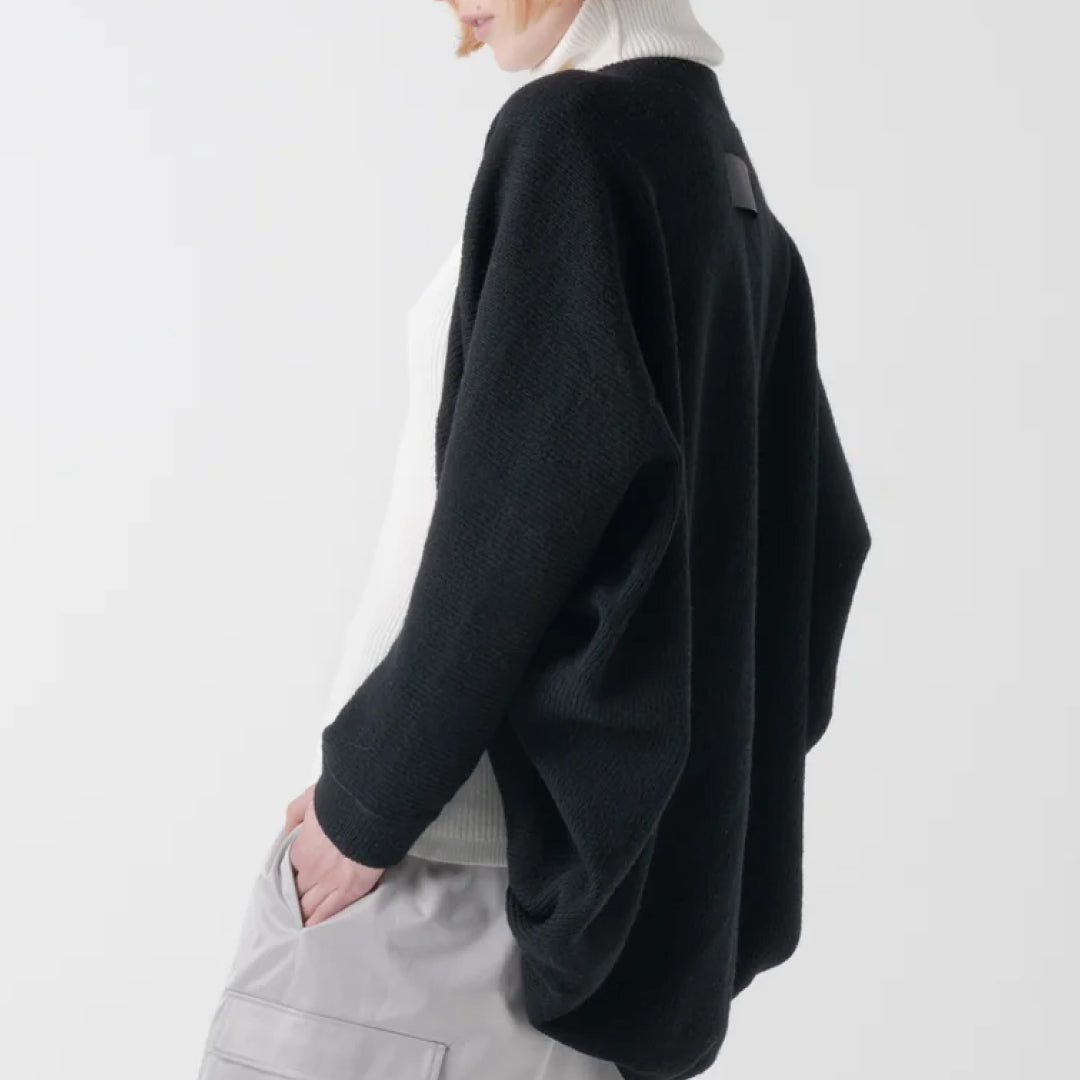 【COGTHEBIGSMOKE】KRISTA BOLERO / CHUNKY RIB JERSEY  BLACK