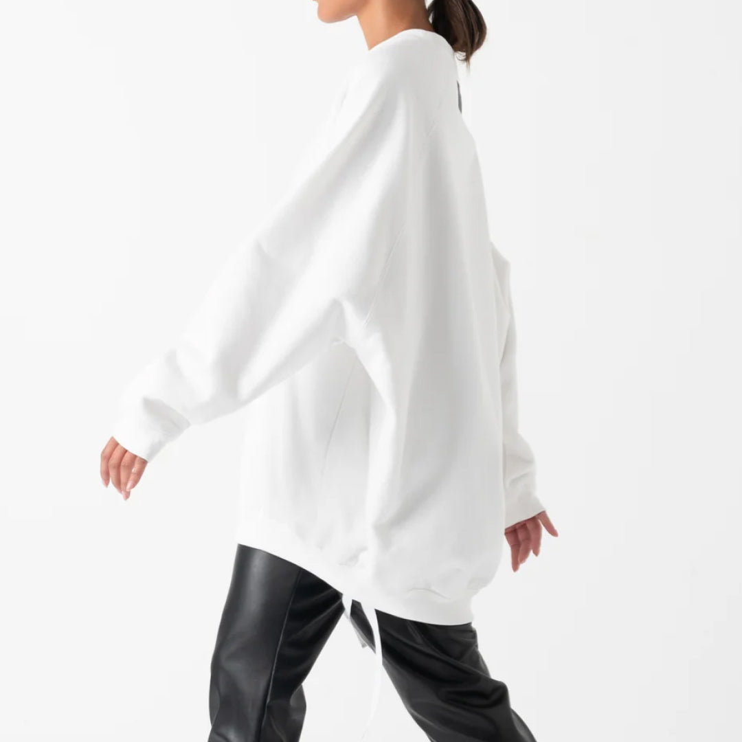 【COGTHEBIGSMOKE】ALICE SWEATSHIRT  OFF WHITE