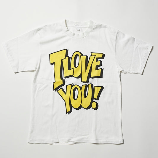 I LOVE YOU！ Tee White/Yellow